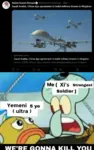 arab cartoon china drone imperialism saudi_arabia spongebob squidward war west_asia yemen yemen_war // 671x1075 // 755KB