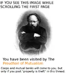 anarchism bank mutualism pierre_joseph_proudhon private_property property theft thread you_have_been_visited // 750x864 // 242KB