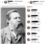 bait boomer confederate_states friedrich_engels hell_yeah meta:screencap site:facebook united_states // 720x706 // 453KB