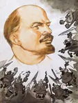 anti_communism boris_yefimov caricature revisionism soviet_union vladimir_lenin // 732x960 // 133KB