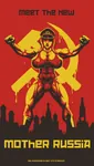 buff bulge eye_patch futanari hammer_and_sickle kremlin moscow peaked_cap red_kommissar red_star soviet_union star swim_suit // 724x1280 // 131KB