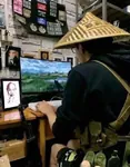 computer game gamer guerrilla hat ho_chi_minh larp meta:photo video_game vietnam // 499x640 // 43KB