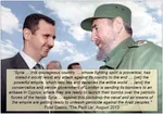 arab assad baathism bashar_al_assad castro cuba fidel_castro imperialism latin_america quote syria terrorism west_asia // 1080x754 // 771KB