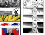 anime bolshevik corn manga meta:highres nikita_khrushchev policy revisionism russia russian_federation russian_sfsr soviet_union vladimir_lenin vladimir_putin // 1800x1400 // 409KB