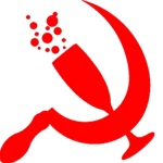 1:1_aspect_ratio champagne champagne_socialism hammer_and_sickle meta:transparent_background sickle symbol // 1200x1200 // 19KB