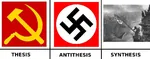 5000 berlin dialectics fascism flag germany milestone_post nazi nazi_germany red_army reichstag soldier soviet_union victory war world_war_ii // 1006x394 // 58KB