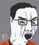 chudjak crying fascism glasses incel meta:lowres mugshot nazi site:pol wojak // 429x495 // 106KB