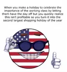 black_friday capitalism consumerism glasses holiday picardia profit thanksgiving united_states when // 1500x1631 // 147KB