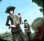 anime blood female guerrilla gun hat helmet national_liberation_front_vietnam vietnam vietnam_war war weapon // 3200x3000 // 4.4MB