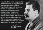 exploitation food freedom housing joseph_stalin liberty quote society soviet_union unemployment // 1080x762 // 80KB