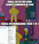 1948 arab cartoon impact_font palestine simpsons war west_asia zionism zionist_regime // 500x562 // 80KB