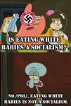 cartoon conspiracy fascism is_mayonnaise_an_instrument nazi site:pol spongebob swastika white_genocide // 717x1064 // 413KB