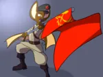 anthro bat flag furry peaked_cap red_army red_flag red_star soldier soviet_union star uniform // 1200x900 // 397KB