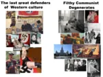 alt_right comparison culture decadence fascism hedonism hypocrisy marxism marxism_leninism meta:highres nazi site:pol swastika west // 2676x2024 // 5.6MB