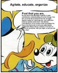 agitation class class_struggle donald_duck education fool_that_you_are left_communism mickey_mouse organization proletariat revolution struggle worker // 647x820 // 92KB