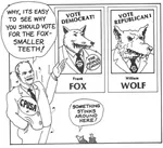 1986 communist_party_usa democratic_party fox mouse rat republican_party united_states wolf // 1126x1031 // 146KB