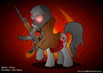 anthro command_and_conquer equine game gas_mask gun hammer_and_sickle helmet kalashnikov my_little_pony pony red_alert rifle weapon // 800x566 // 325KB