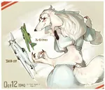 anime anthro artist:hideki_kaneda borzoi breasts brown_eyes canine dog furry il-2 ilyushin red_star soviet_air_forces star strike_aircraft tskb-57 war world_war_ii // 1170x1003 // 134KB