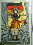 anime book flag german_democratic_republic germany hammer // 1440x1919 // 1.4MB