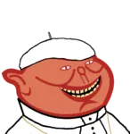 bourgeoisie capitalism catholicism christianity hat meta:transparent_background papiez pope porky religion // 500x514 // 54KB