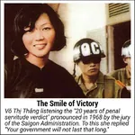 1968 1:1_aspect_ratio caption collaboration court meta:photo national_liberation_front_vietnam prison quote saigon smug verdict victory vietnam vietnam_democratic_republic vietnam_republic vietnam_war vo_thi_thang war // 960x960 // 123KB