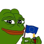 1:1_aspect_ratio europe european_union fire flag lighter pepe smug // 1334x1334 // 150KB