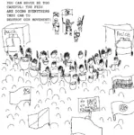 alt_right anti_fascism comic fascism ms_paint nazi police protest riot // 609x613 // 83KB