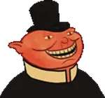 artist:bossignostic bourgeoisie emote fear meta:animated meta:gif meta:transparent_background porky top_hat // 128x128 // 276KB