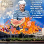 alexander_lukashenko belarus fire flag heads multipolarity nato watermelon // 2300x2300 // 5.9MB