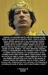 africa arab housing human_rights libya muammar_al_gaddafi north_africa quote // 320x502 // 58KB