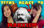 book das_kapital hammer_and_sickle karl_marx marxism meta:lowres teens_react // 500x313 // 270KB