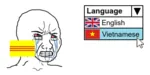 collaboration crying exile flag gusano language_selection meta:lowres puppet saigon_puppet_regime vietnam wojak // 400x200 // 30KB