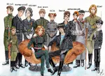 anime artist:Lipunushka female humanization soviet_union world_war_ii // 3480x2529 // 2.1MB