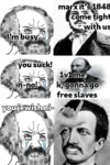 1848 american_civil_war august_willich beard crying ferdinand_lassalle friedrich_engels jewish_nigger karl_marx revolution slave slavery slaves united_states wojak // 800x1200 // 982KB