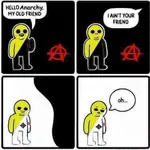 1:1_aspect_ratio anarchism anarcho_capitalism capitalism circle_a comic fascism friend meta:edit meta:lowres // 460x460 // 21KB