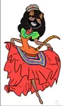 catgirl dance hat latin_america marcarita mask meta:absurdres meta:highres mexico red_star star zapatista // 4796x8058 // 4.2MB