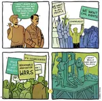 adolf_hitler centrism comic fascism germany kkk liberalism nazi nazi_germany // 1200x1182 // 290KB