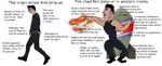 chad food haircut juche kim kim_jong_un korea korea_dpr media nuclear propaganda virgin virgin_vs_chad // 2518x1024 // 885KB