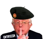 2016 beret bernie_sanders election entryism glasses meta:transparent_background shhh social_democracy star united_states // 700x633 // 269KB