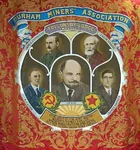 hammer_and_sickle james_connolly labor miner red_star union united_kingdom vladimir_lenin // 893x960 // 298KB