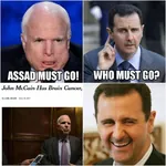 1:1_aspect_ratio arab assad baathism bashar_al_assad cancer impact_font john_mccain laugh must_go syria united_states west_asia // 768x768 // 98KB