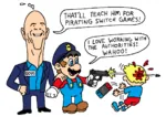 children doug_browser gun kid mario nintendo piracy police // 962x677 // 23KB