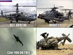 ah-64 aircraft apache attack_helicopter comparison crash helicopter ka-52 kamov soviet_air_forces soviet_union united_states // 720x540 // 63KB