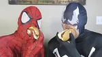 burgerpunk hotdogs spiderman superhero wrestler // 1152x648 // 840KB