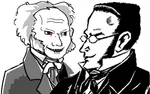 anarchism arthur_schopenhauer egoism german_idealism glasses max_stirner meta:lowres philosophy // 408x255 // 79KB