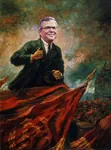 bolshevik bush flag jeb_bush russia russian_sfsr soviet_union united_states vladimir_lenin // 480x649 // 76KB