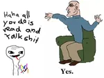 armchair chad france michel_foucault retard wojak yes_chad // 720x540 // 39KB