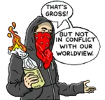 anarchism anti_fascism artist:brian_mcfadden fire hoodie mask meta:lowres meta:transparent_background molotov_cocktail reaction_image // 204x195 // 28KB