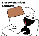 anarchism bomb comrade hug left_unity marxism_leninism mask meta:lowres reaction_image soviet_union unity ushanka wojak // 500x461 // 43KB