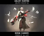 2016 bernie_sanders clinton election game glasses hillary_clinton medic meta:highres social_democracy team_fortress_2 united_states video_game // 1920x1568 // 980KB